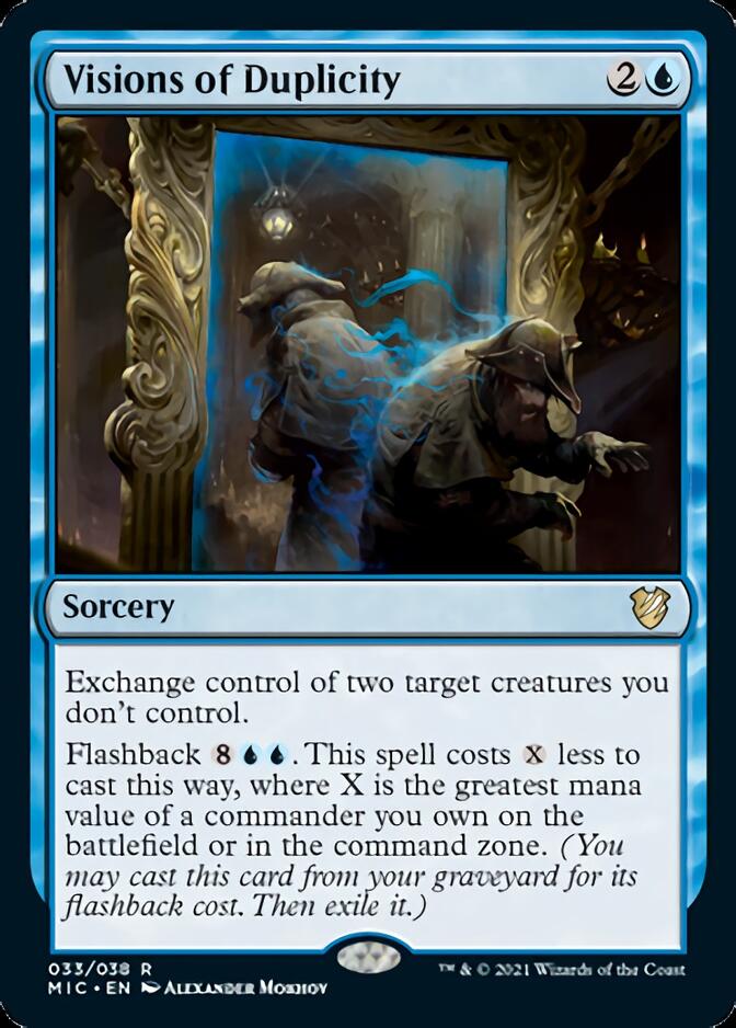 Visions of Duplicity [Innistrad: Midnight Hunt Commander] Magic: The Gathering