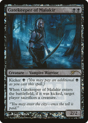 Gatekeeper of Malakir [Friday Night Magic 2010] Magic: The Gathering