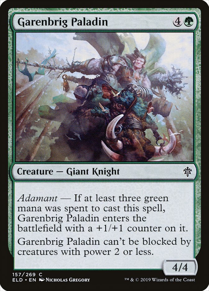 Garenbrig Paladin [Throne of Eldraine] Magic: The Gathering