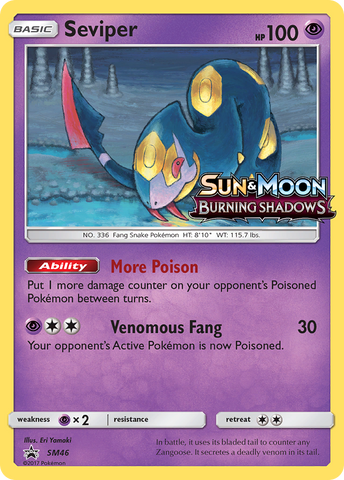 Seviper (SM46) [Sun & Moon: Black Star Promos] Pokémon
