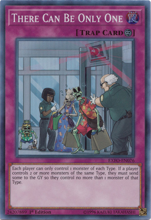 There Can Be Only One [EXFO-EN076] Super Rare Yu-Gi-Oh!