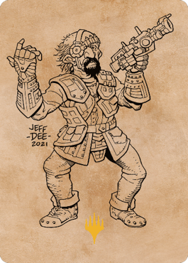Jan Jansen, Chaos Crafter Art Card (Gold-Stamped) [Commander Legends: Battle for Baldur's Gate Art Series] Magic: The Gathering