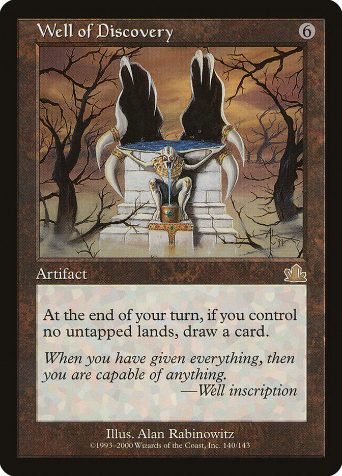 Well of Discovery [Prophecy] Magic: The Gathering