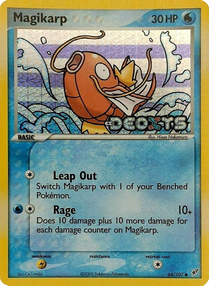 Magikarp (64/107) (Stamped) [EX: Deoxys] Pokémon