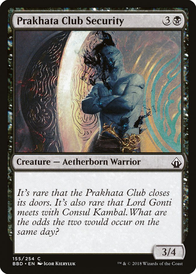 Prakhata Club Security [Battlebond] Magic: The Gathering