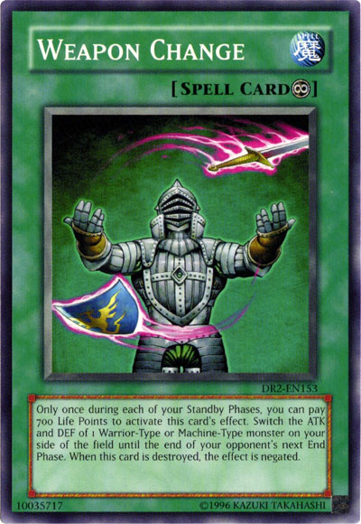 Weapon Change [DR2-EN153] Common Yu-Gi-Oh!