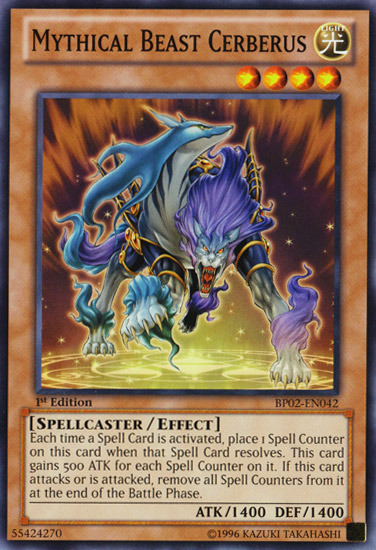 Mythical Beast Cerberus [BP02-EN042] Common Yu-Gi-Oh!