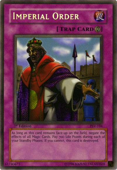 Imperial Order [PSV-104] Secret Rare Yu-Gi-Oh!