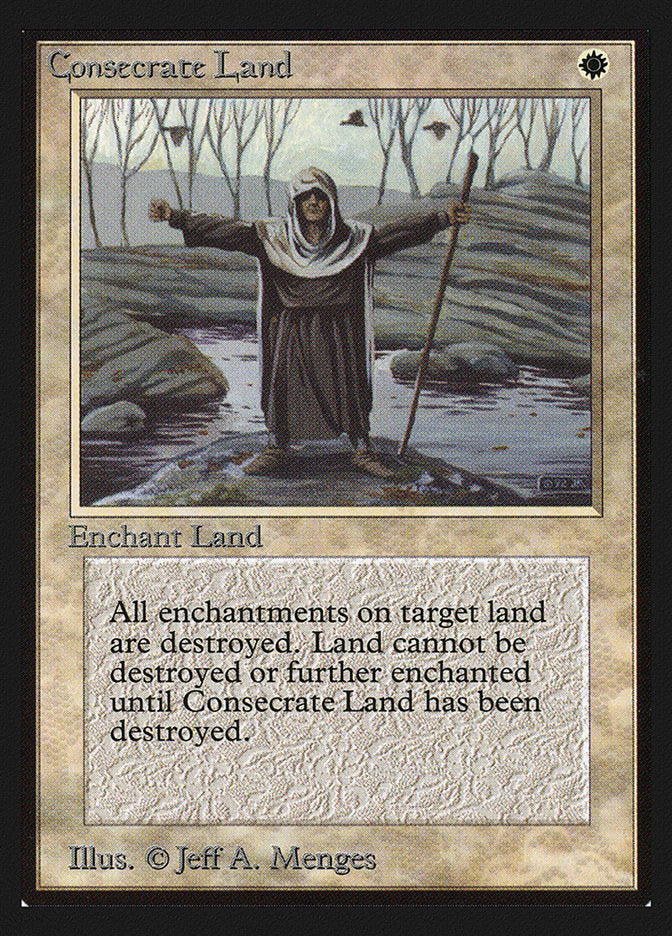 Consecrate Land [Collectors' Edition] Magic: The Gathering