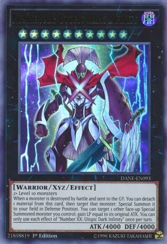 Number XX: Utopic Dark Infinity [DANE-EN093] Ultra Rare Yu-Gi-Oh!