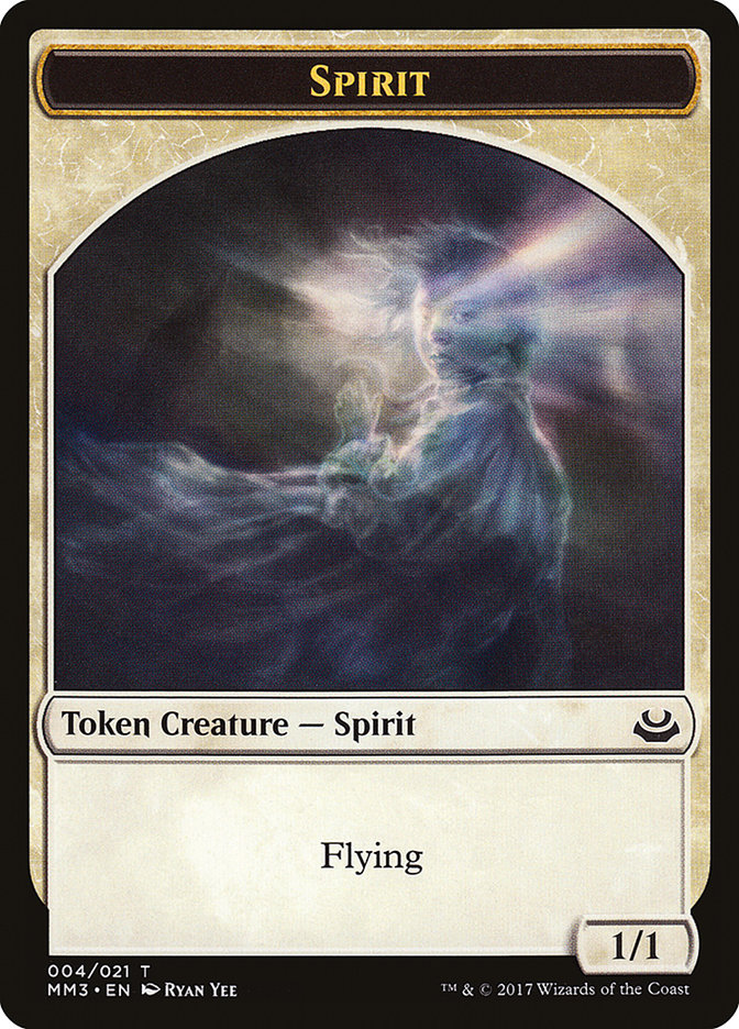 Spirit Token [Modern Masters 2017 Tokens] Magic: The Gathering
