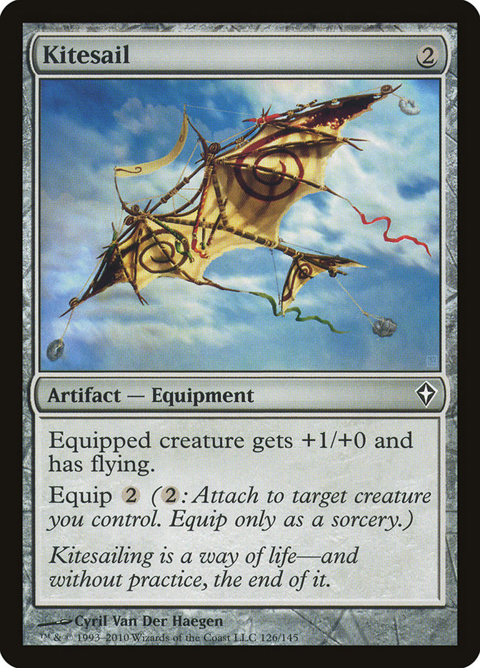 Kitesail [Worldwake] Magic: The Gathering