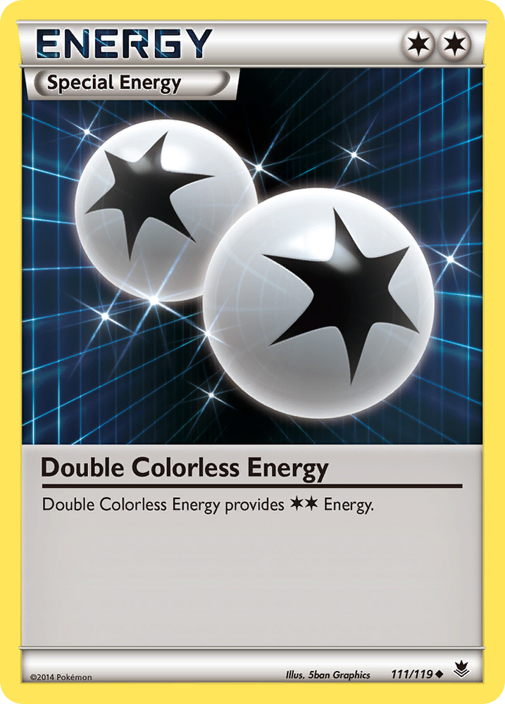 Double Colorless Energy (111/119) [XY: Phantom Forces] Pokémon