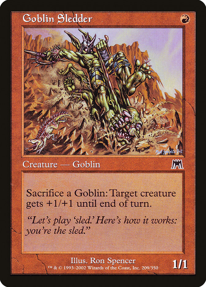 Goblin Sledder [Onslaught] Magic: The Gathering