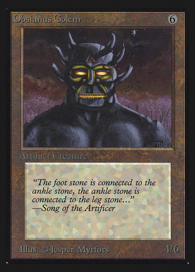 Obsianus Golem [Collectors' Edition] Magic: The Gathering