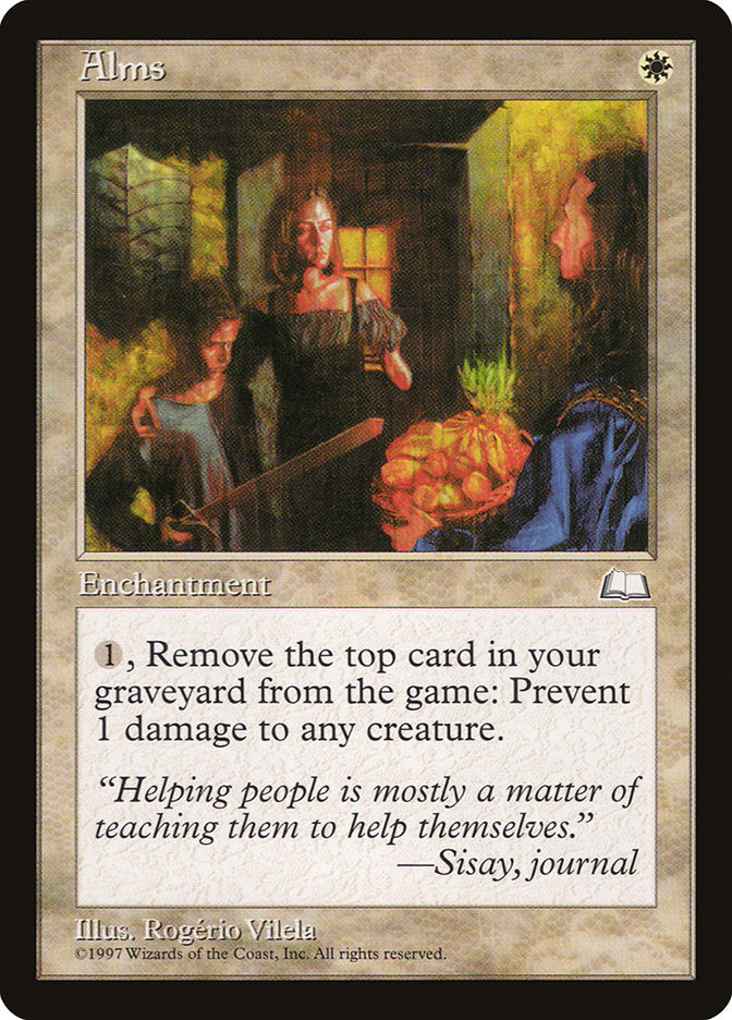 Alms [Weatherlight] Magic: The Gathering