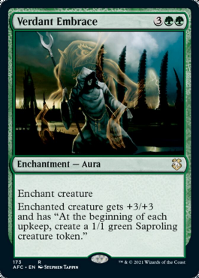 Verdant Embrace [Dungeons & Dragons: Adventures in the Forgotten Realms Commander] Magic: The Gathering