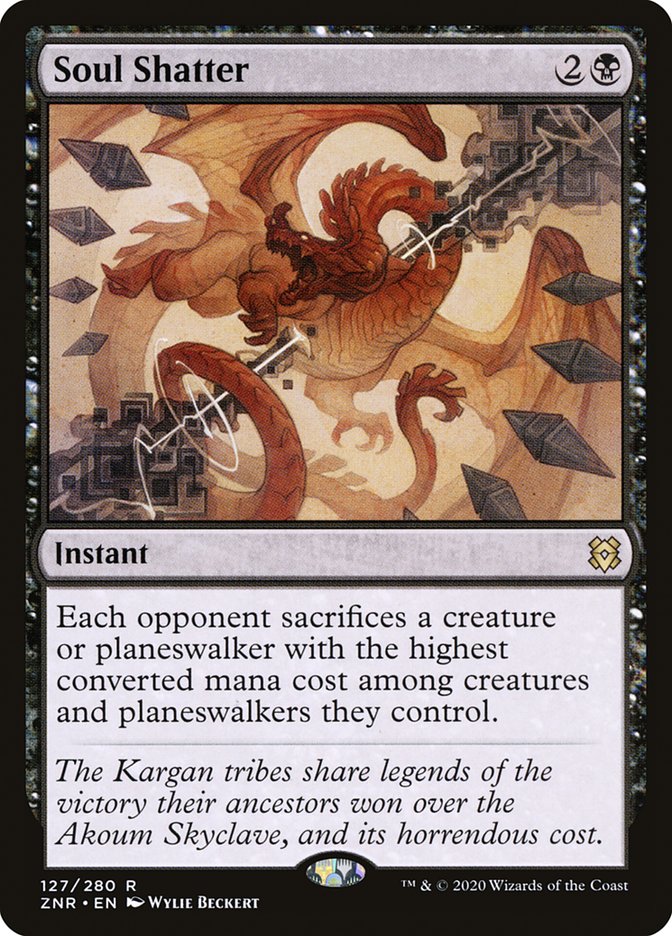 Soul Shatter [Zendikar Rising] Magic: The Gathering