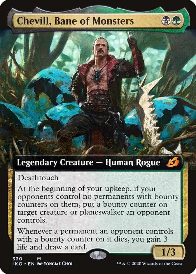 Chevill, Bane of Monsters (Extended Art) [Ikoria: Lair of Behemoths] Magic: The Gathering