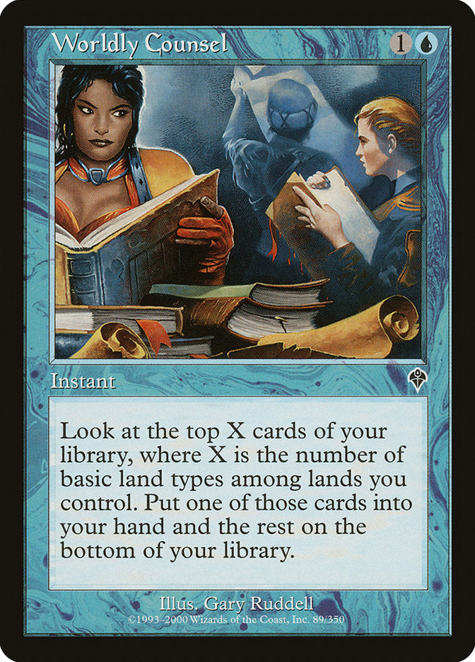 Worldly Counsel [Invasion] Magic: The Gathering