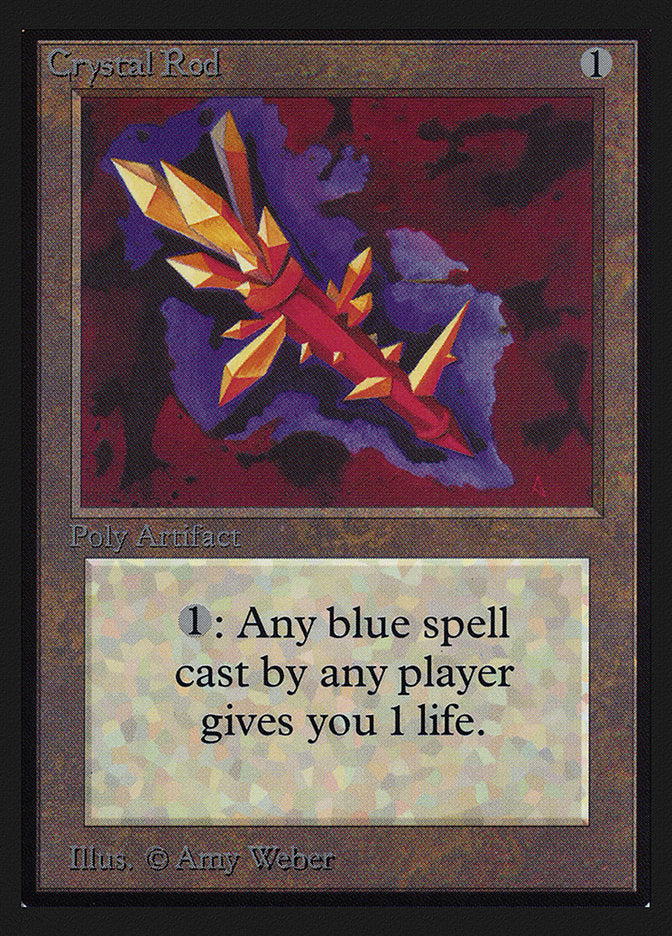 Crystal Rod [Collectors' Edition] Magic: The Gathering