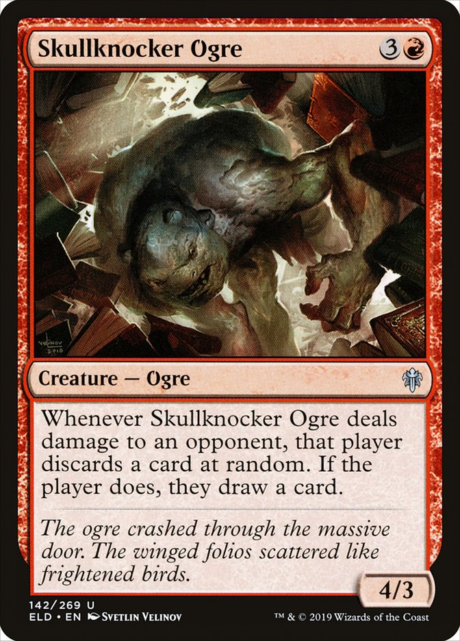 Skullknocker Ogre [Throne of Eldraine] Magic: The Gathering