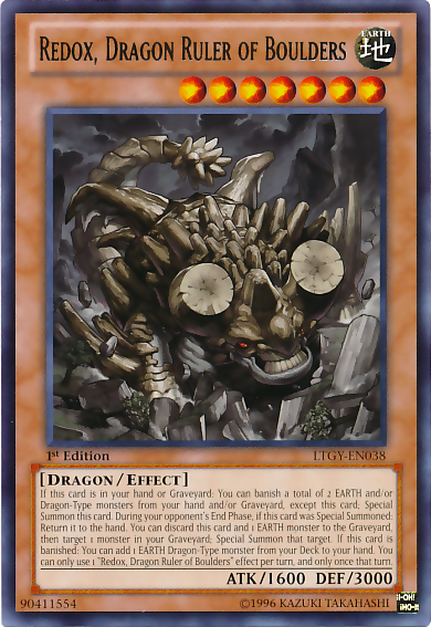 Redox, Dragon Ruler of Boulders [LTGY-EN038] Rare Yu-Gi-Oh!