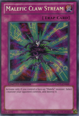Malefic Claw Stream [YMP1-EN009] Secret Rare Yu-Gi-Oh!