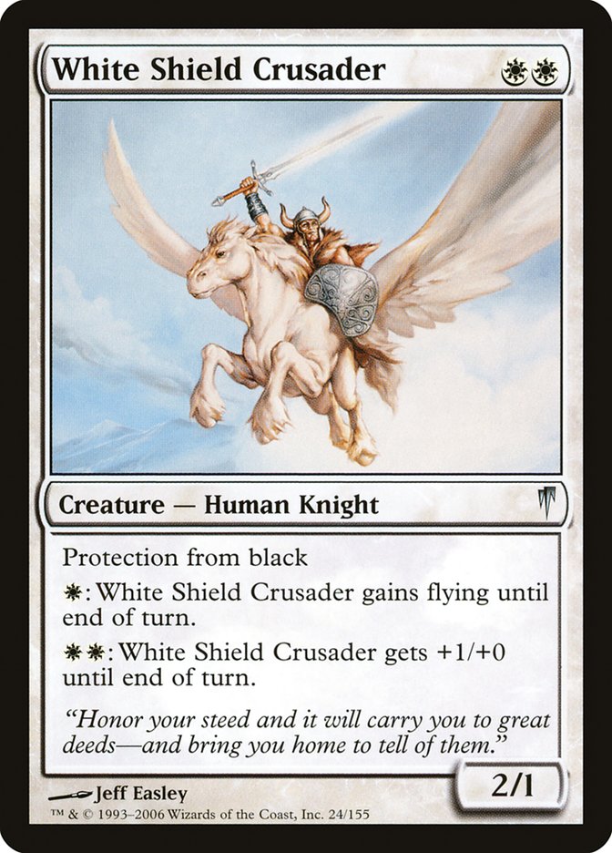White Shield Crusader [Coldsnap] Magic: The Gathering