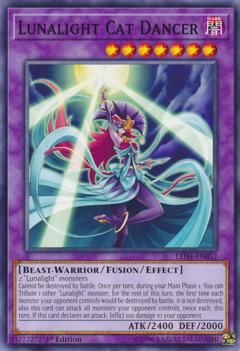 Lunalight Cat Dancer [LED4-EN052] Common Yu-Gi-Oh!