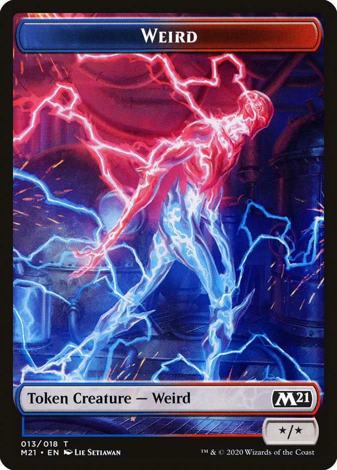 Weird Token [Core Set 2021 Tokens] Magic: The Gathering