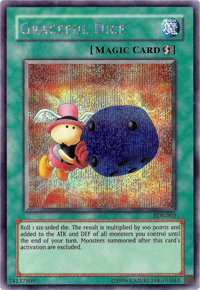 Graceful Dice [EDS-002] Secret Rare Yu-Gi-Oh!
