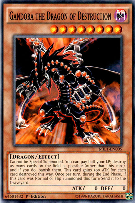 Gandora the Dragon of Destruction [MIL1-EN005] Common Yu-Gi-Oh!