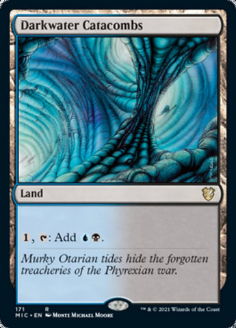 Darkwater Catacombs [Innistrad: Midnight Hunt Commander] Magic: The Gathering