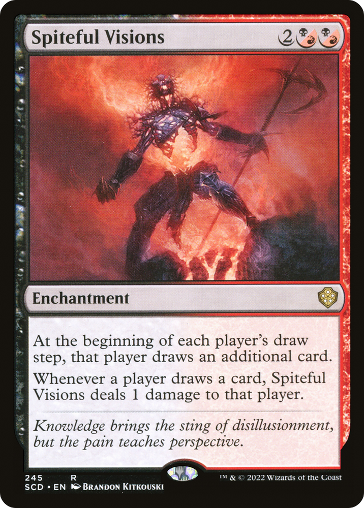 Spiteful Visions [Starter Commander Decks] Magic: The Gathering