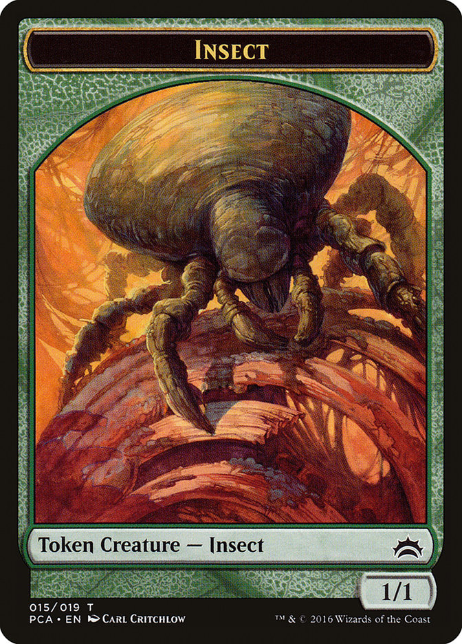 Goat // Insect Double-Sided Token [Planechase Anthology Tokens] Magic: The Gathering