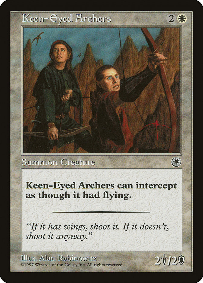 Keen-Eyed Archers [Portal] Magic: The Gathering