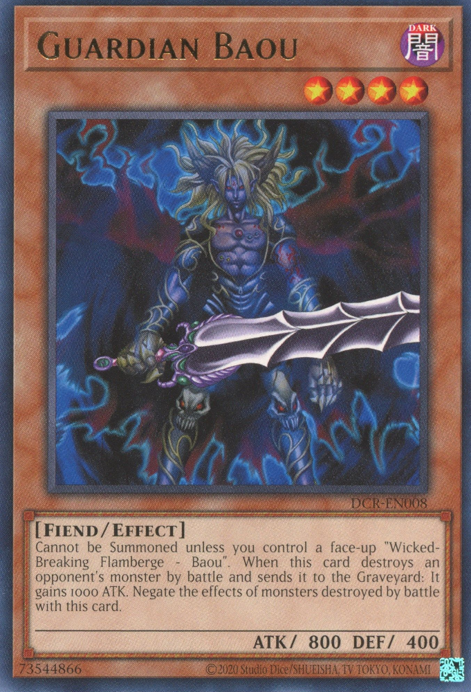 Guardian Baou [DCR-EN008] Rare Yu-Gi-Oh!