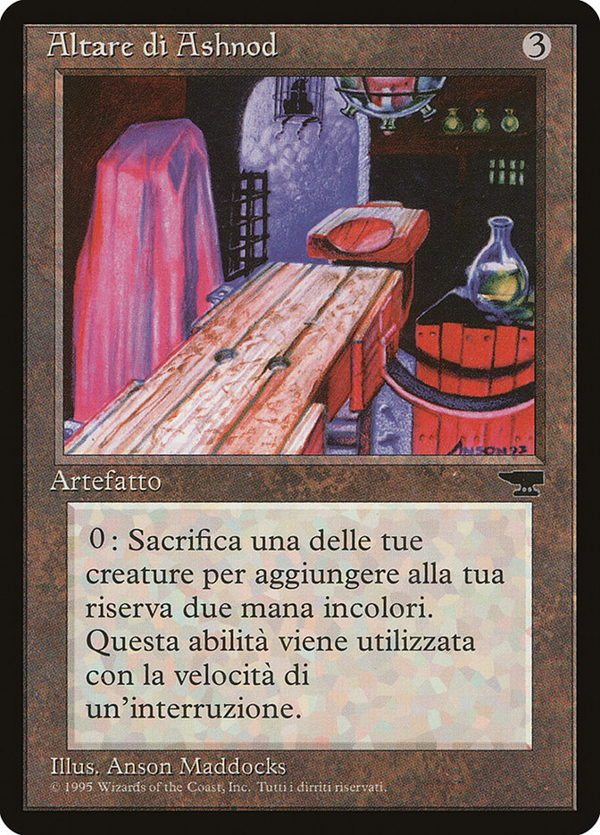 Ashnod's Altar (Italian) - "Altare di Ashnod" [Rinascimento] Magic: The Gathering