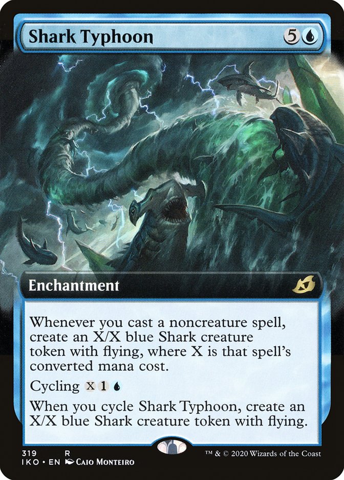 Shark Typhoon (Extended Art) [Ikoria: Lair of Behemoths] Magic: The Gathering