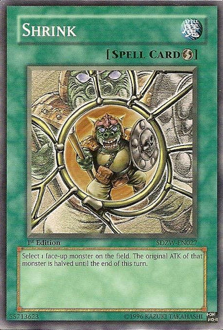 Shrink [SDZW-EN027] Common Yu-Gi-Oh!