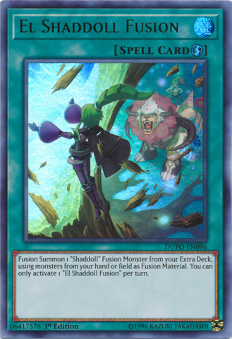 El Shaddoll Fusion [DUPO-EN096] Ultra Rare Yu-Gi-Oh!