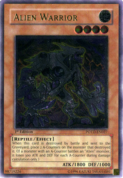 Alien Warrior [POTD-EN027] Ultimate Rare Yu-Gi-Oh!
