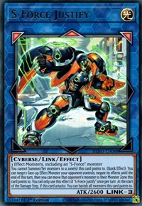 S-Force Justify [BLVO-EN048] Ultra Rare Yu-Gi-Oh!