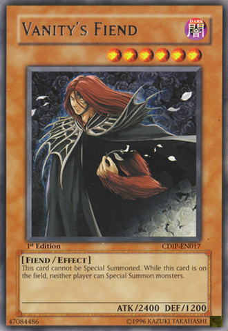 Vanity's Fiend [CDIP-EN017] Rare Yu-Gi-Oh!