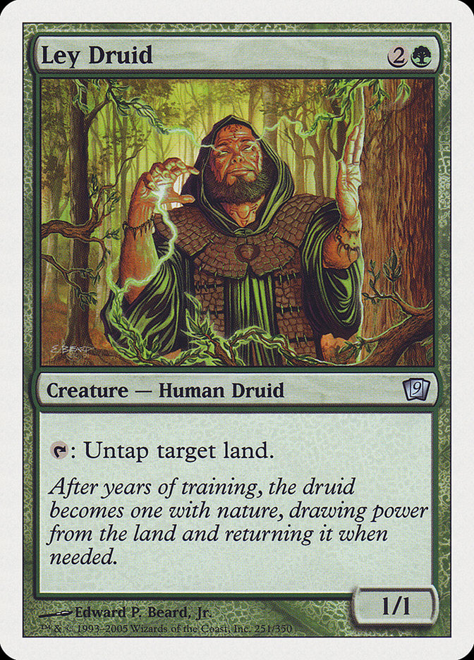 Ley Druid [Ninth Edition] Magic: The Gathering