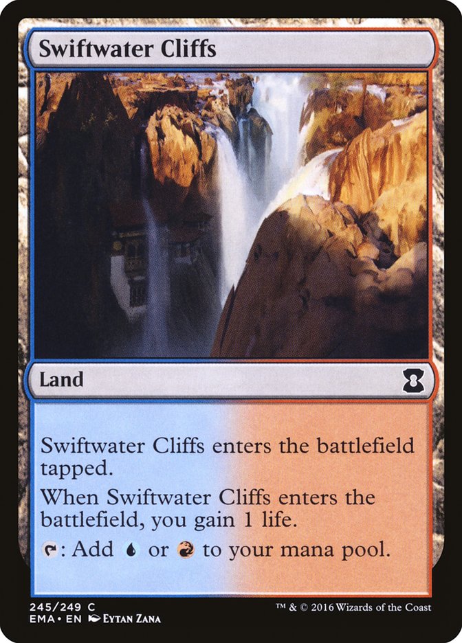 Swiftwater Cliffs [Eternal Masters] Magic: The Gathering