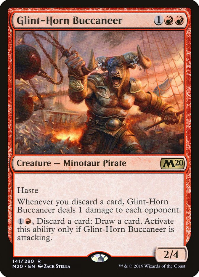 Glint-Horn Buccaneer [Core Set 2020] Magic: The Gathering