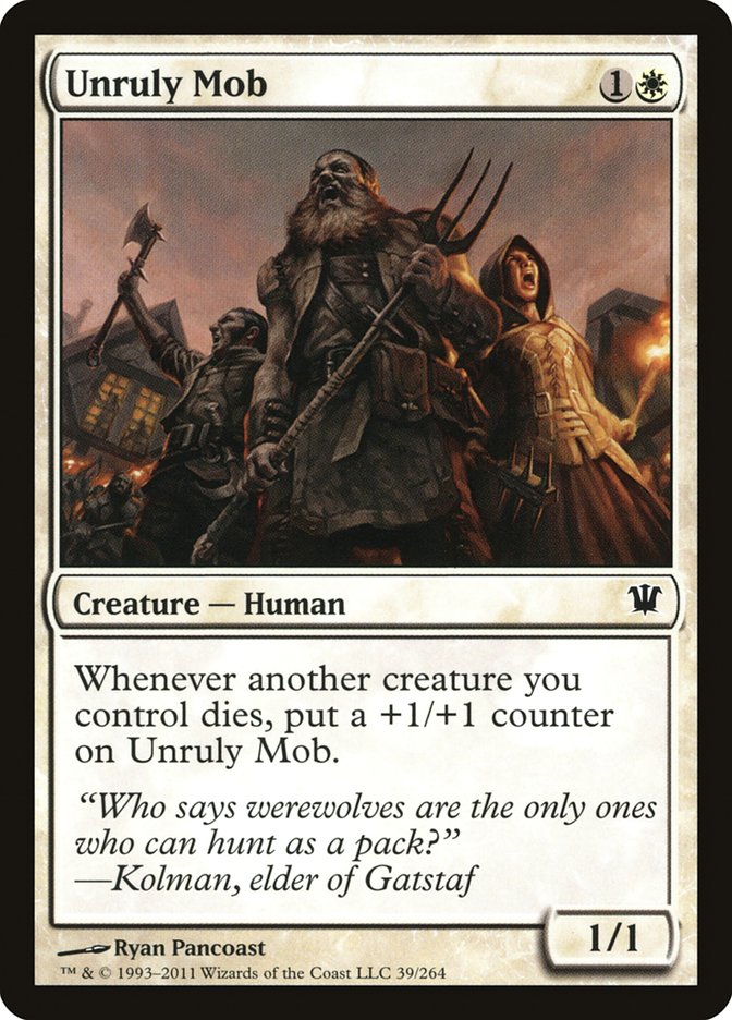 Unruly Mob [Innistrad] Magic: The Gathering
