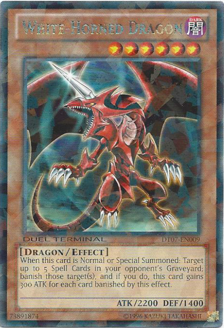 White-Horned Dragon [DT07-EN009] Rare Yu-Gi-Oh!